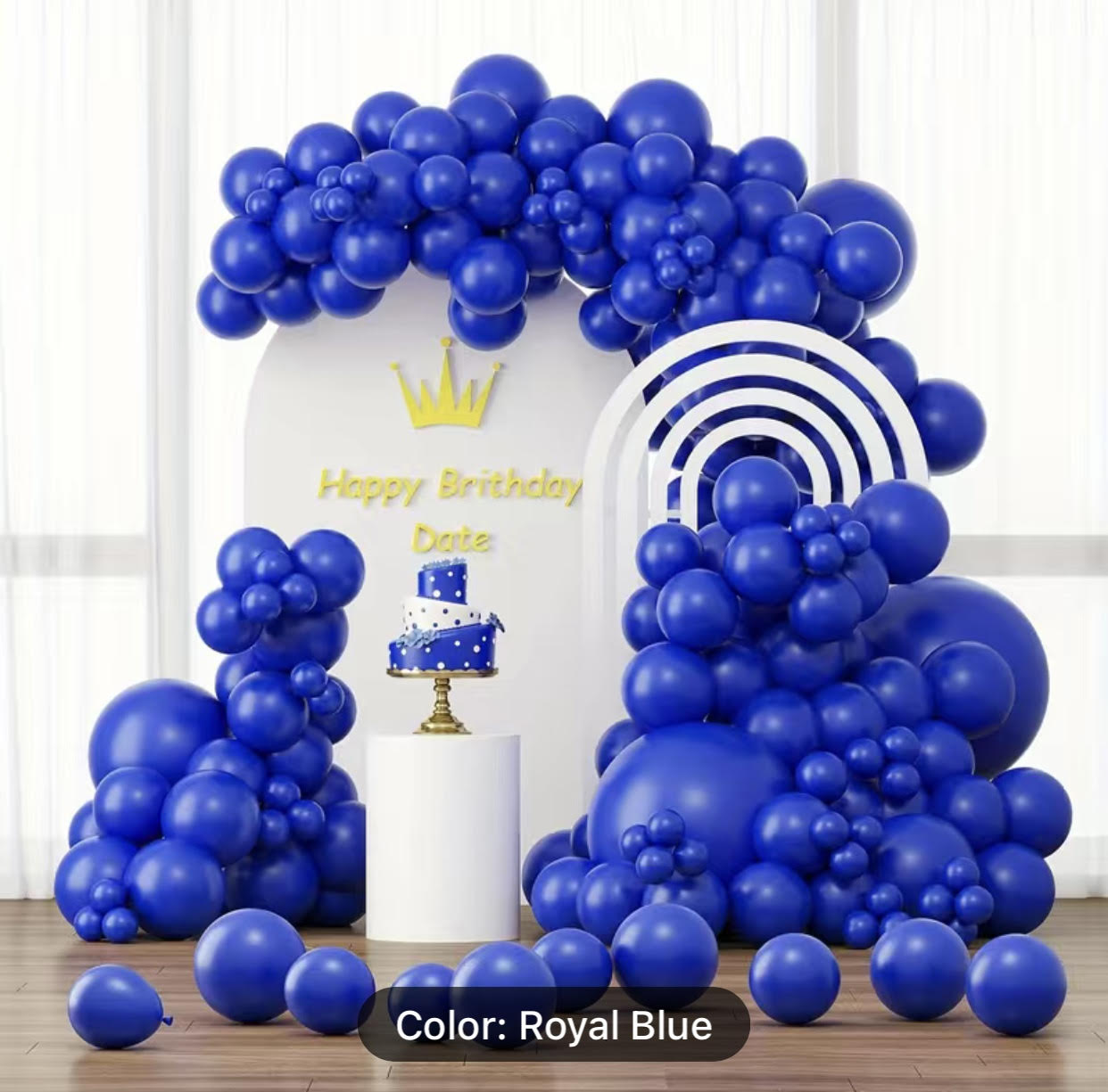 garland royal blue